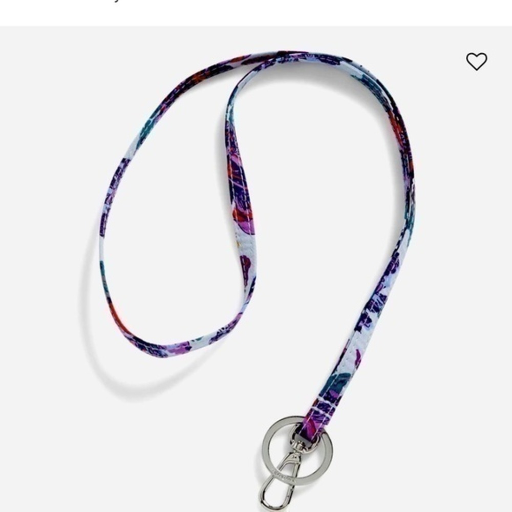 Vera Bradley Petit Neon Blooms Lanyard New